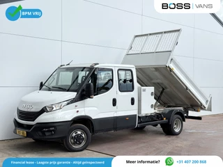 Iveco Daily 35C16 3.0 Dubbele Cabine Kipper Dubbellucht Airco Navigatie 3.5t Trekhaak Tipper Benne