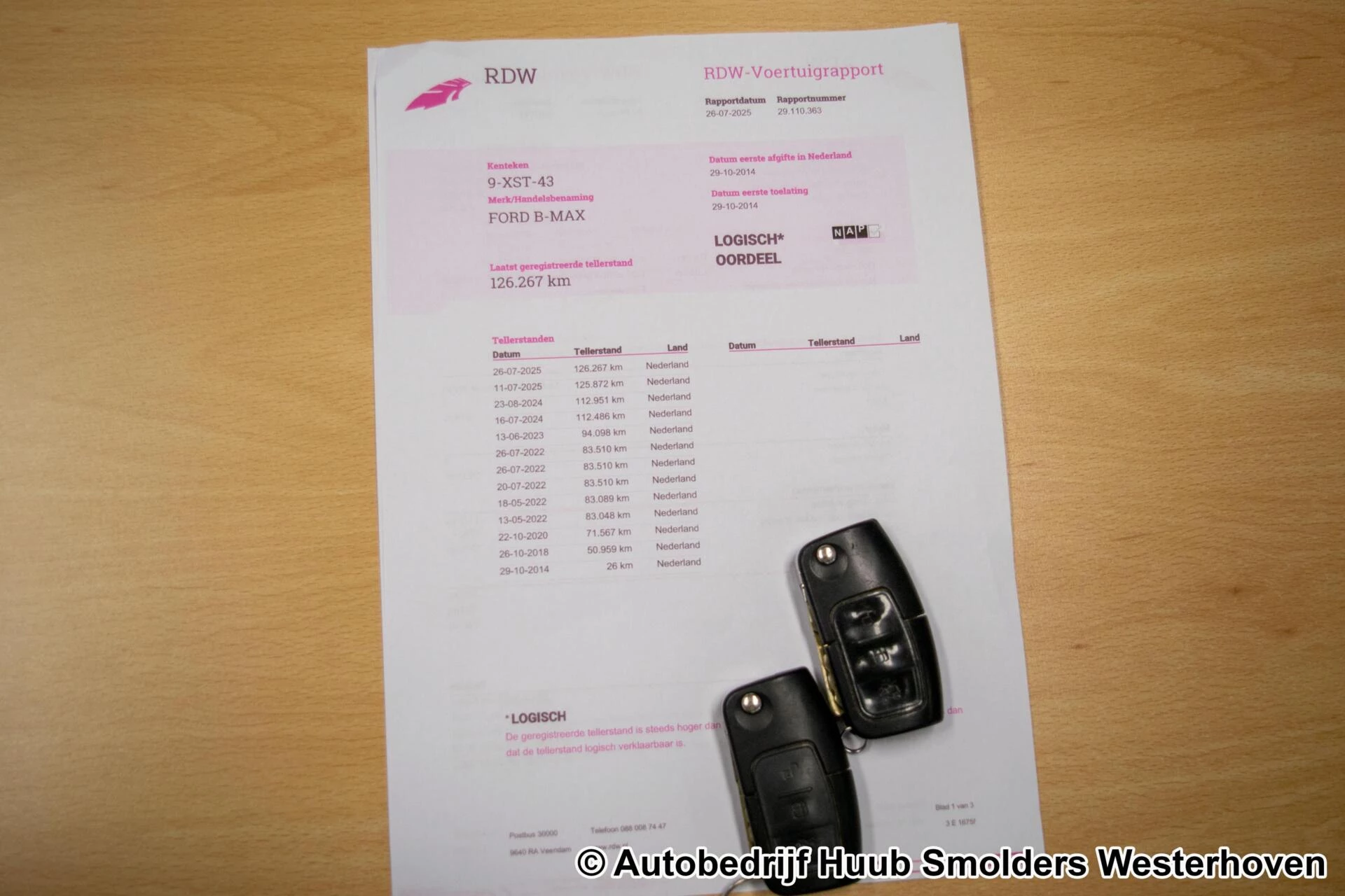 Hoofdafbeelding Ford B-MAX