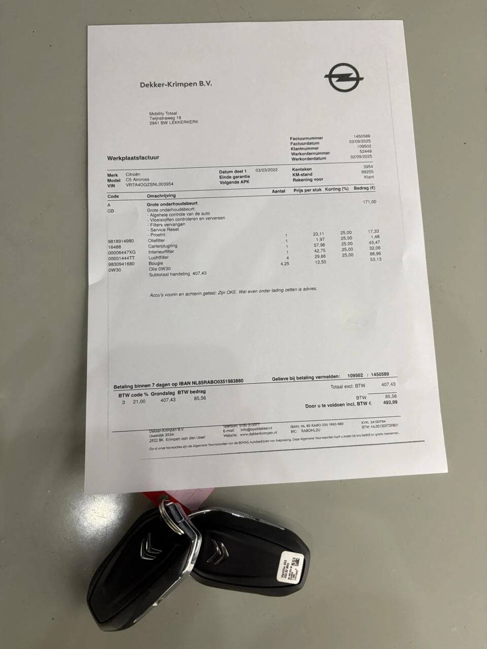 Hoofdafbeelding Citroën C5 Aircross