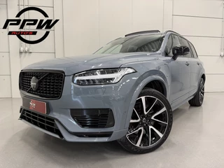 Volvo XC90 T8 Recharge AWD R-Design PANO/LUCHTVERING/TREKHAAK/GOOGLE/SOH 98%/HEAD-UP/360CAMERA/21"/H&K/MEMORY/ACC/PILOT-ASSIST/FACELIFT-NW.DASHBOARD/THUNDER-GREY/NET OH BEURT GEHAD BIJ VOLVO DEALER
