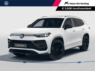 Volkswagen Tayron R-Line Edition 1.5 eHybrid 204 pk 6 versn. DSG · Black Style Pakket · Comfort Pakket · Trekhaak inklapbaar, met elektrische ontgrendeling, incl. aanhangermanoeuvreerhulp Trailer Assist ·