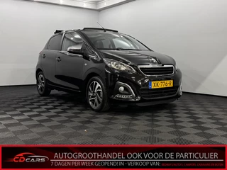 Peugeot 108 1.0 e-VTi Allure TOP! Airco, Cruise control, A start stop, Stoffen dak, Bluetooth