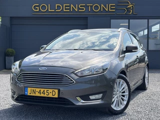 Ford Focus Wagon 1.0 Titanium 1e Eigenaar,Dealer Onderhouden,125pk,Navi,Trekhaak,6 Bak,Clima,Cruise,Lm velgen,Pdc V+A,N.A.P,Apk tot 06-2027