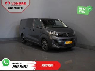 Opel Vivaro 2.0 180 pk Aut. DC Dubbel Cabine 2xSchuifdeur/ 2.5t.Trekverm./ Afn.Trekhaak/ Climate/ Carplay/ Stoelverw./ Stuurverw./ Navi/ Camera/ Cruise/ 17”LMV/ PDC