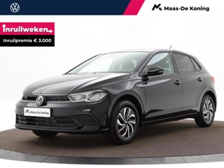 Hoofdafbeelding Volkswagen Polo Volkswagen Polo Life Edition 1.0 TSI 95 pk 5 versn. Hand  · Achteruitrijcamera · Parkeersensor achter · Velgen 'essex', 15 inch lichtmetaal