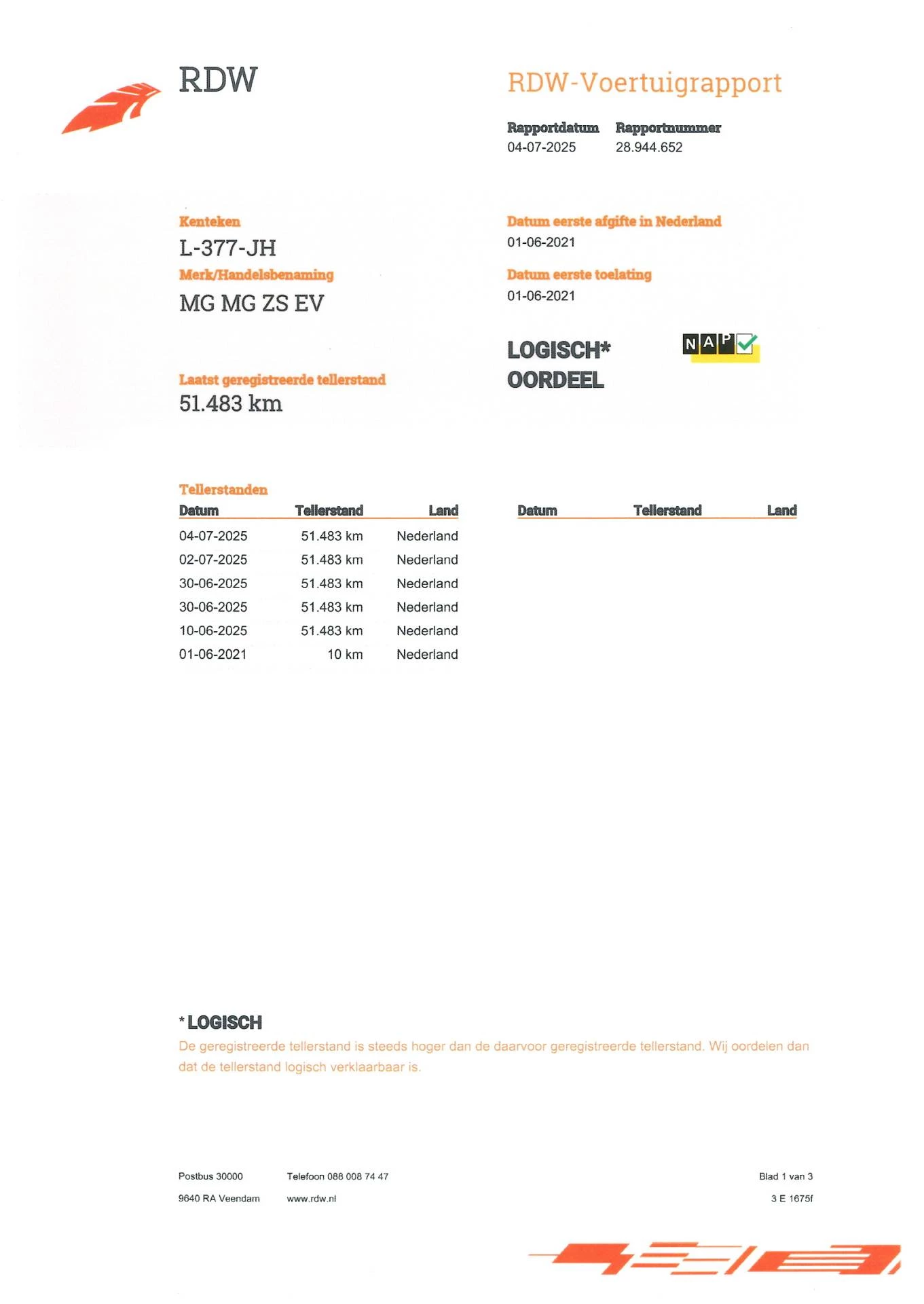 Hoofdafbeelding MG ZS EV