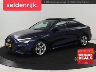 Audi A3 35 TFSI S edition | Panoramadak |  Virtual Cockpit | Full LED | Carplay | Sportstoelen | Half leder | Navigatie | Climate control | Parkeerhulp | Bluetooth