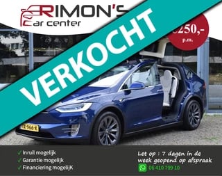 Tesla Model X 100D 7 Persoons AutoPilot 2.5 Stoelverwarmig Camera Incl Btw