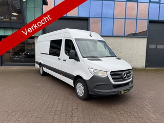 Mercedes-Benz Sprinter 319 CDI L3H2 3.0 V6 Dubbelcabine Automaat Mbux Camera Geveerde stoel PDC