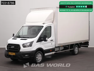 Ford Transit 130pk Laadklep Bakwagen Airco Cruise Euro6 Meubelbak Koffer Airco Cruise control