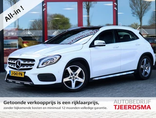 Hoofdafbeelding Mercedes-Benz GLA Mercedes-Benz GLA-klasse 200 Premium Plus AMG | Trekhaak | Schuif/ Kantel Dak | 360 Camera | Stoelverwarming | Navigatie | Climate Control | All Season banden | Parkeersensoren |