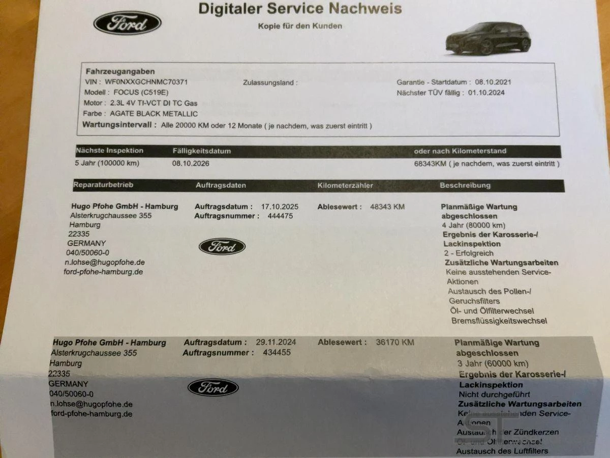 Hoofdafbeelding Ford Focus