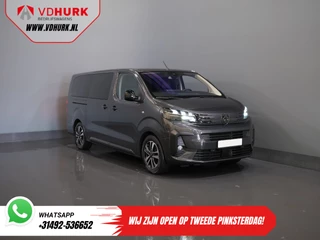 Peugeot e-Traveller L3 75kWh 348 km WLTP LED/ Snellader/ Pano/ 8 pers./ Adapt.Cruise/ Leder/ 2x Elek.Schuif/ Elek.stoelen/ Massage stoelen/ Stoelverw./ Stuurverw./ Carplay/ Navi/ Camera/ PDC/ LMV/ Climate