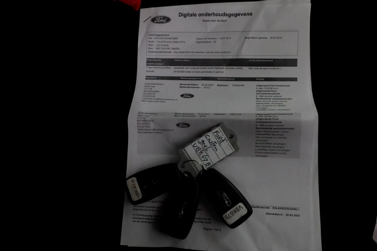 Hoofdafbeelding Ford Transit Custom