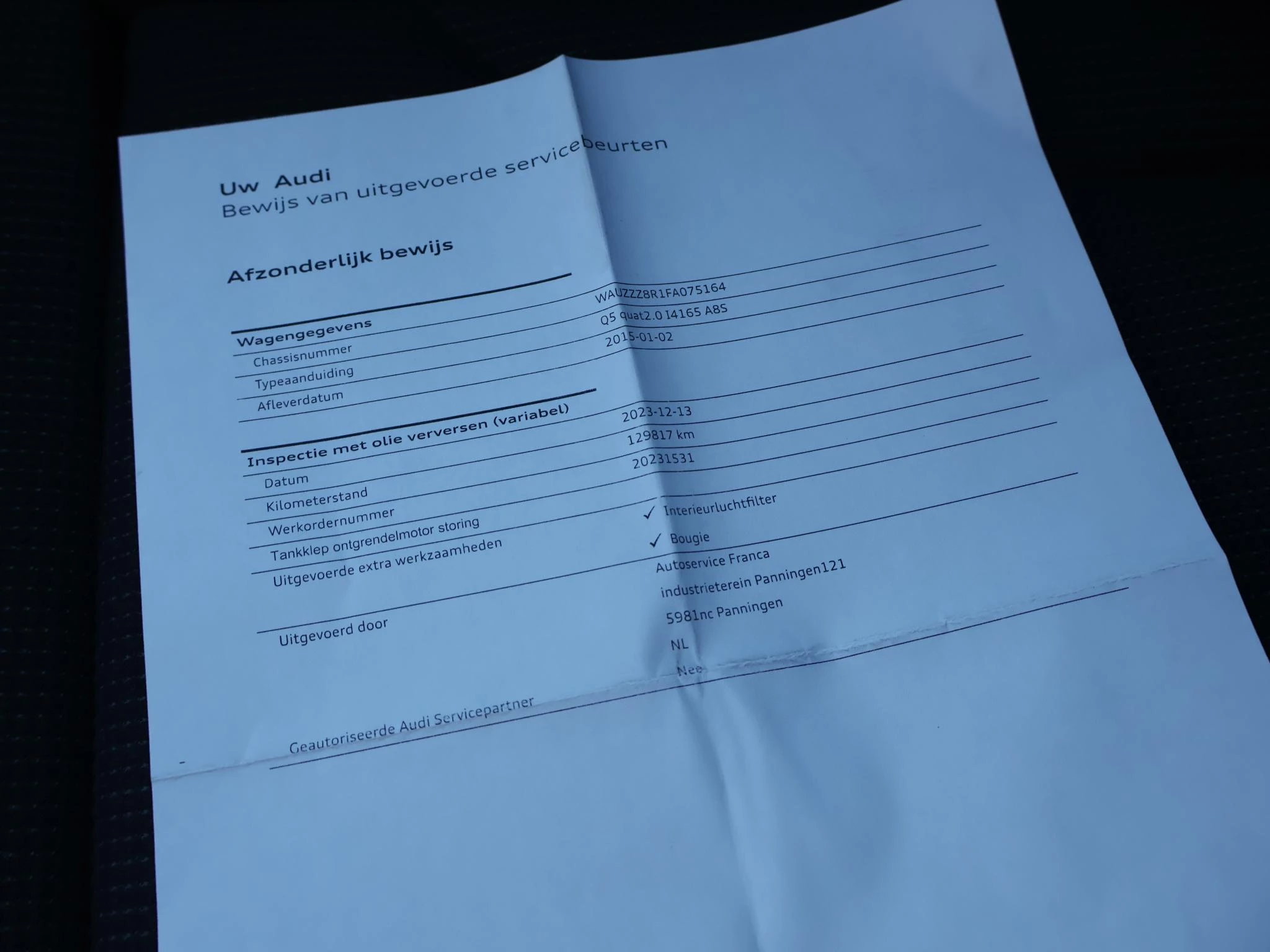 Hoofdafbeelding Audi Q5