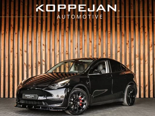 Hoofdafbeelding Tesla Model Y Tesla Model Y Long Range AWD 75 kWh 351PK | AUTOPILOT 3.0 | MATRIX LED | PANORAMADAK | LEER | €32.975 EX BTW |