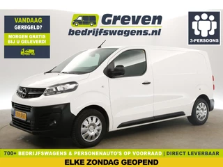 Opel Vivaro 1.5 CDTI L2H1 Airco Cruise Carplay 360Camera Navigatie 3 Persoons PDC Elektrpakket Achterklep