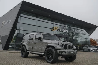 Jeep Wrangler BRUTE Richmond 380pk 4xe Hybrid Diamond leder Navigatie NLauto Stuur+stoelverwarming Clima Cruise 20" LMV CUSTOM!!