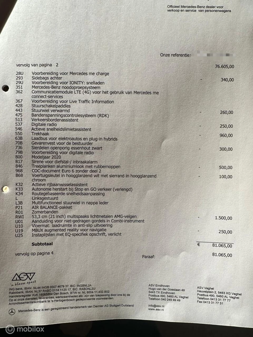 Hoofdafbeelding Mercedes-Benz EQC