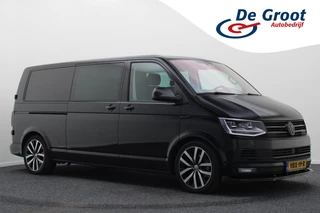 Volkswagen Transporter 2.0 TDI DSG L2H1 DC Highline 2x Schuifdeur, ACC, Apple Carplay, Bluetooth, LED, PDC, Trekhaak, 19''