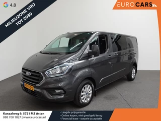 Ford Transit Custom 300 2.0 TDCI L2H1 Limited Dubbele Cabine Navi Airco 2 Schuifdeuren Trekhaak PDC voor & achter Carplay DAB