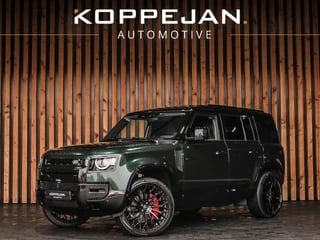 Hoofdafbeelding Land Rover Defender Land Rover Defender 110 3.0 D300 300PK Automaat Grijs Kenteken | ADAPTIVE DYNAMICS | KEYLESS | STANDKACHEL | DAKRAILS |