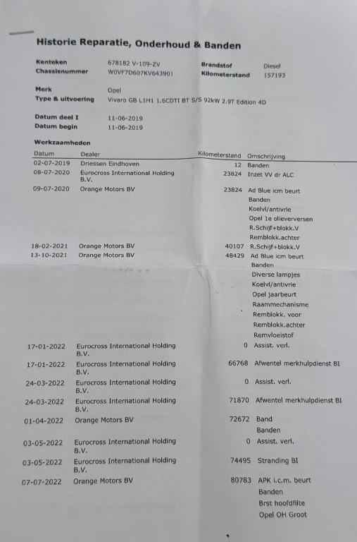Hoofdafbeelding Opel Vivaro