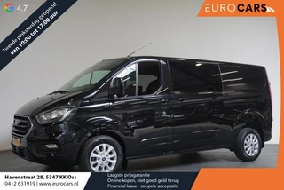 Ford Transit Custom 300 2.0 TDCI 130 pk Automaat Dubbele Cabine LIMITED! L2 | Navigatie | Airco | Bluetooth | 5-Zits | Trekhaak | DAB+
