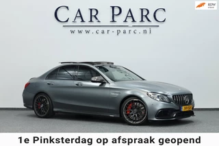 Mercedes-Benz C-klasse AMG 63 S 510+PK MULTIBEAM/VIRTUAL/SFEER/PANO/SCHAAL+LEER+S.VERKOELING/19" LMV/360 CAM/ACC/12 MDN GARANTIE!