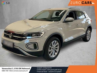 Volkswagen T-Roc 1.5 TSI Style Automaat Climate control Camera Lane assist Dodehoek Assistent LED verlichting Cruise control adaptive Keyless Apple CarPlay/ Android Auto