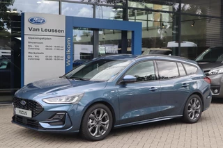 Ford Focus Wagon 155PK HYBRID ST-LINE-X AUTOMAAT TREKHAAK BLISS LED STOEL/STUUR/VOORRUITVERW. NAVI APPLE/ANDROID CAMERA P-SENSOREN KEYLESS 4JR GARANTIE