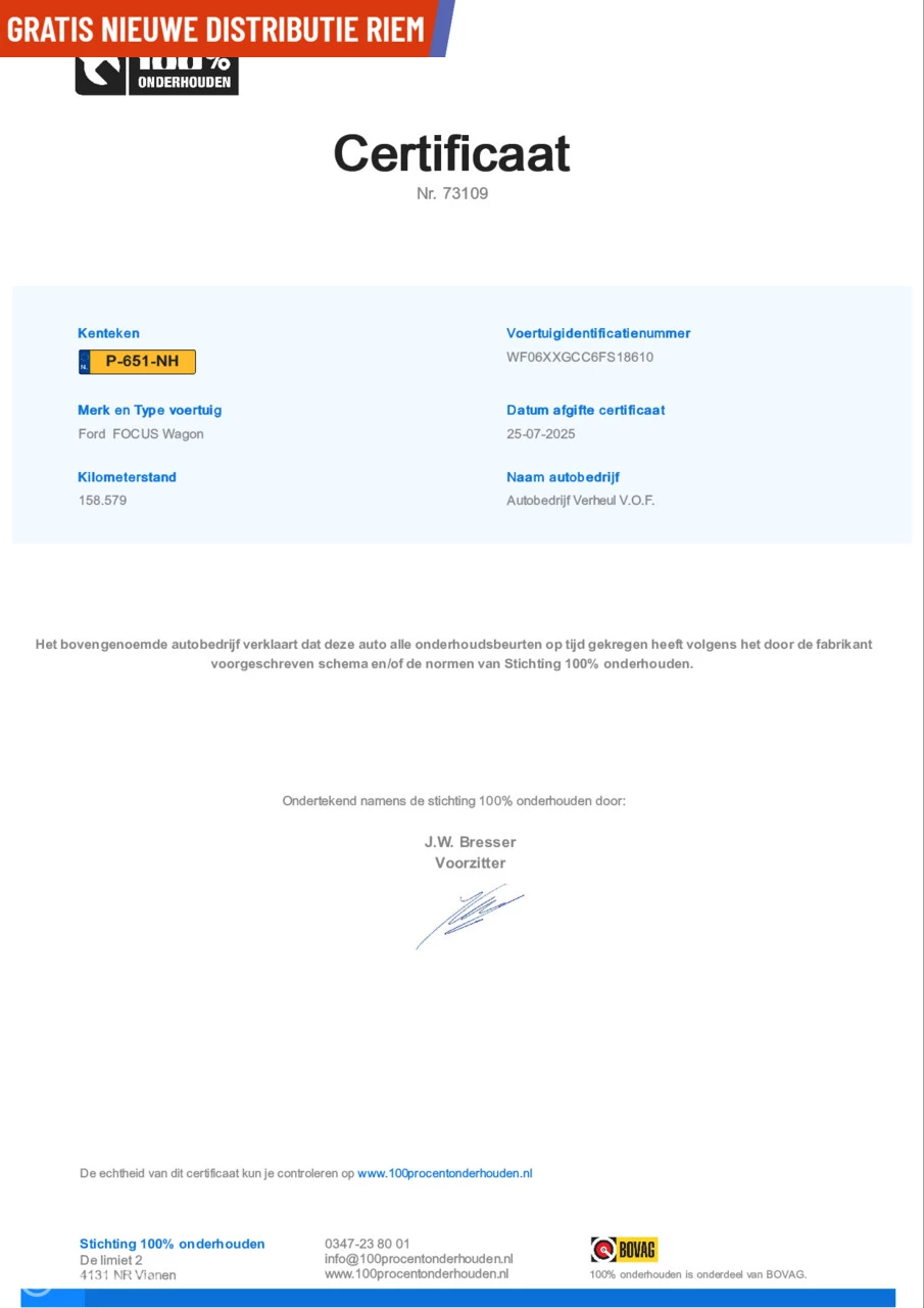 Hoofdafbeelding Ford Focus