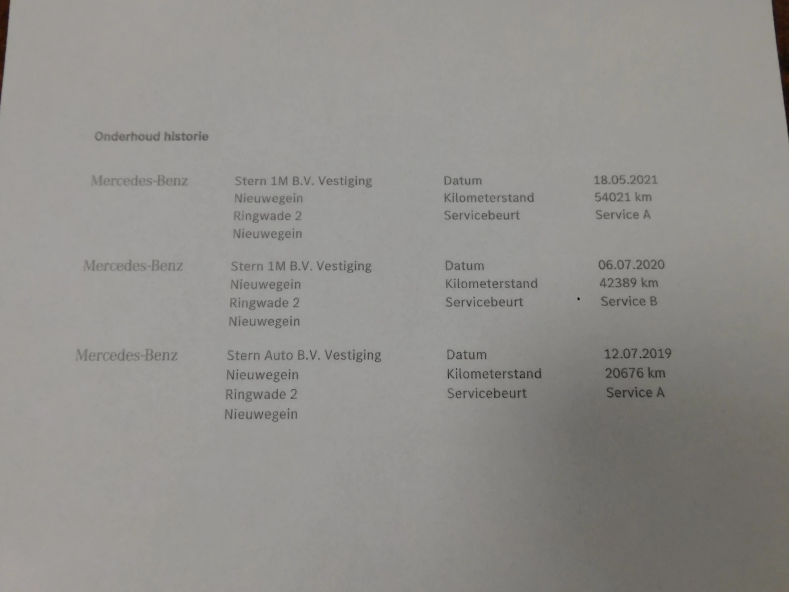 Hoofdafbeelding Mercedes-Benz B-Klasse