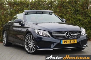 Mercedes C-klasse Cabrio 200 Aut. AMG Style Nav|Nekverw.|Leder|Pdc|Lmv|1e eigenaar|Dealer onderhouden|23DKM!