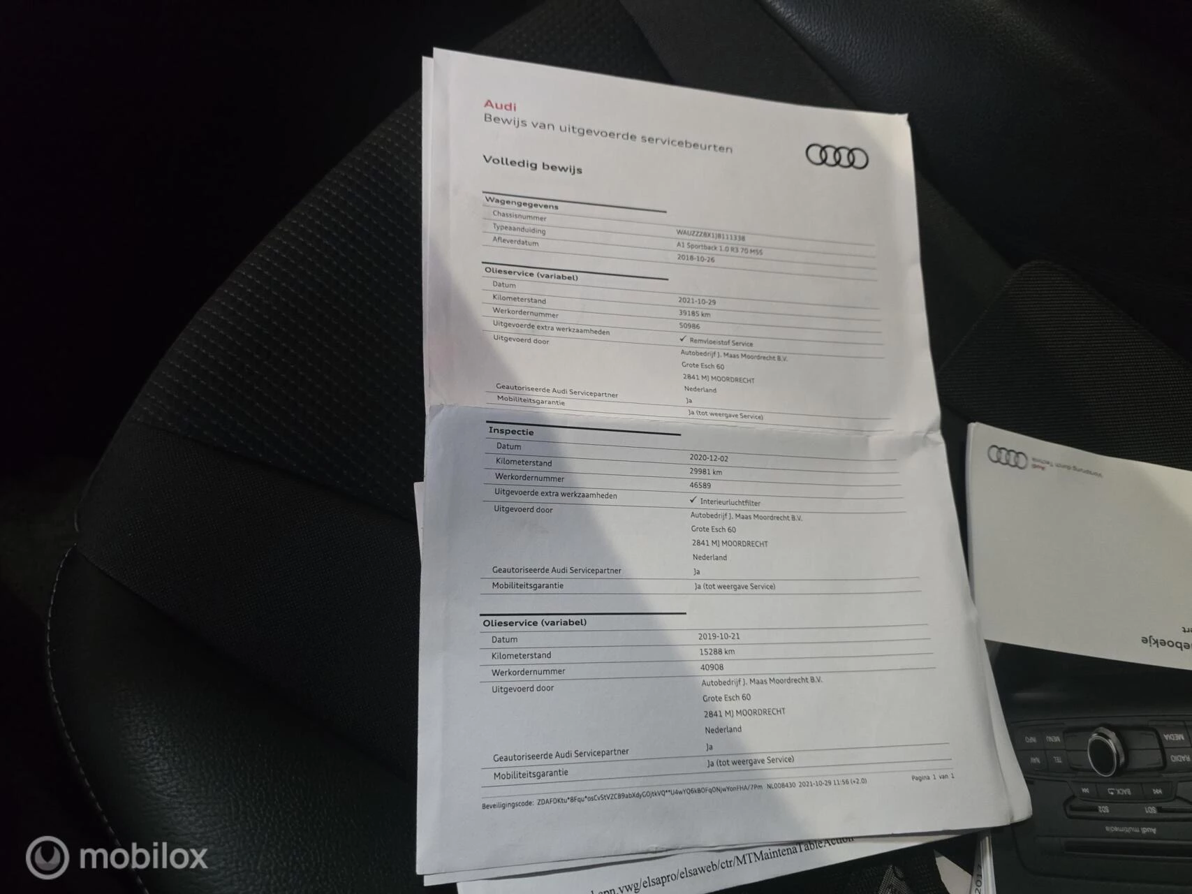 Hoofdafbeelding Audi A1 Sportback