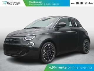 Hoofdafbeelding Fiat 500e Fiat 500e Cabrio La Prima 42 kWh | By Bocelli | Leder | 17" | Navi | Winter Pack