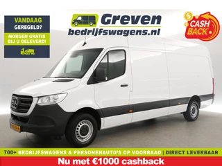 Mercedes-Benz Sprinter 317 1.9 CDI 170PK L3H2 | Automaat | 3500kg Trekgew. | Trekhaak | Airco | Camera | Cruise | PDC | 3 Persoons