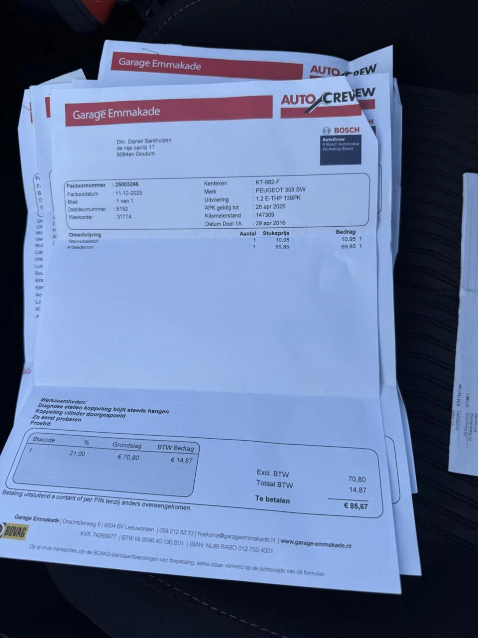 Hoofdafbeelding Peugeot 308