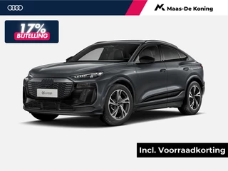 Audi Q6 Sportback e-tron S edition performance 306 PK · Glazen panoramadak · Exterieurpakket zwart · Warmtewerend glas donker tint