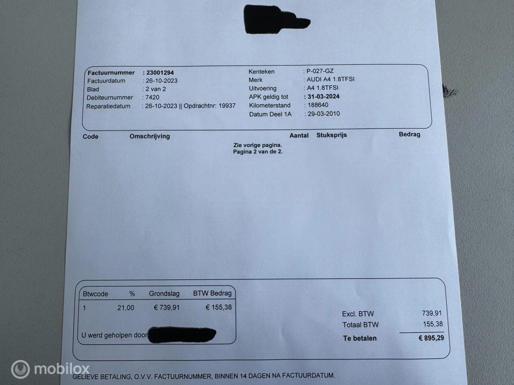 Hoofdafbeelding Audi A4