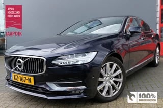 Volvo S90 BWJ 2017 2.0 T5 254 PK Inscription POLESTAR ENGINEERED / AUTOMAAT / WEGKL. TREKHAAK / B&W AUDIO / STOEL VERW. + VENTILATIE / FULL LED / PILOT ASSIST / LEDER / DODEHOEKBEWAKING / NAVI / CLIMA / ADAPTIVE CRUISE /