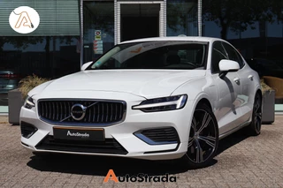 Volvo S60 T6 Inscription Recharge 350pk | Trekhaak | Camera | Stoelverwarming | Virtual | Leder | LED | Navi