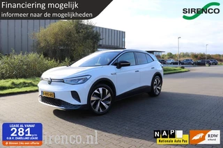 Volkswagen ID.4 First 77 kWh deels leder trekhaak adaptive cruise met lane asist carplay en android auto sfeerverlichting