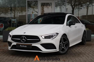 Mercedes CLA Coupé 200 AMG-Line 163pk | Sfeer | Keyless | Multibeam | Pano | Memory | MBUX | Navi | Camera