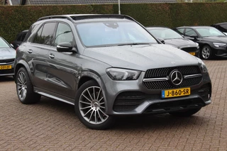 Mercedes-Benz GLE 350 de 4MATIC Premium Plus AMG / Trekhaak / Panoramadak / 360Camera / Head-up / 21'' / Luchtvering / Keyless / Apple CarPlay / Matrix LED / Stoelventilatie / Stuurverwarming / 4zone airco / Stoelverwarming 4x