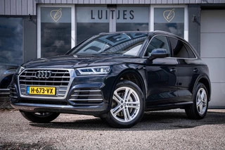 Audi Q5 50 TFSI-e quattro S-Line I Elek.trekhaak I Luchtvering I Sfeerverl. I 1e-eig. I NL-auto