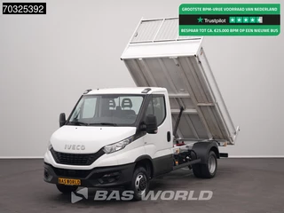 Iveco Daily 35C16 3.0L Kipper Dubbellucht 3,5t Trekhaak Navi Airco Cruise Camera Euro6 Kieper Airco Trekhaak Cruise control