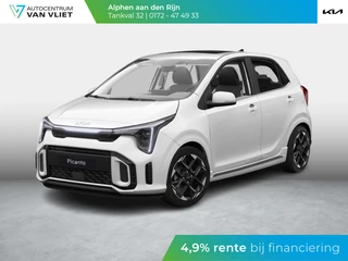 Kia Picanto 1.0 DPI GT-Line | Snel leverbaar | Schuifkanteldak| Dode hoek assistentie | stoel en stuurverwarming |