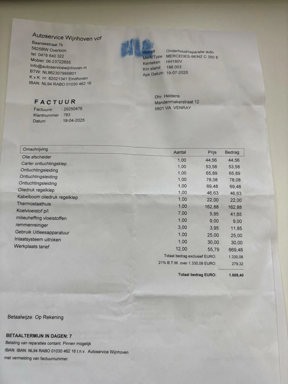 Hoofdafbeelding Mercedes-Benz C-Klasse