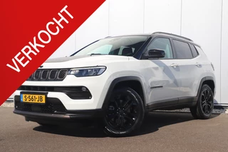 Jeep Compass 4xe 240 Plug-in Hybrid Electric Upland Black Edition Automaat Leder Virtual 18 inch LMV Keyless Navigatie Achteruitrijcamera Carplay Android 360 Camera